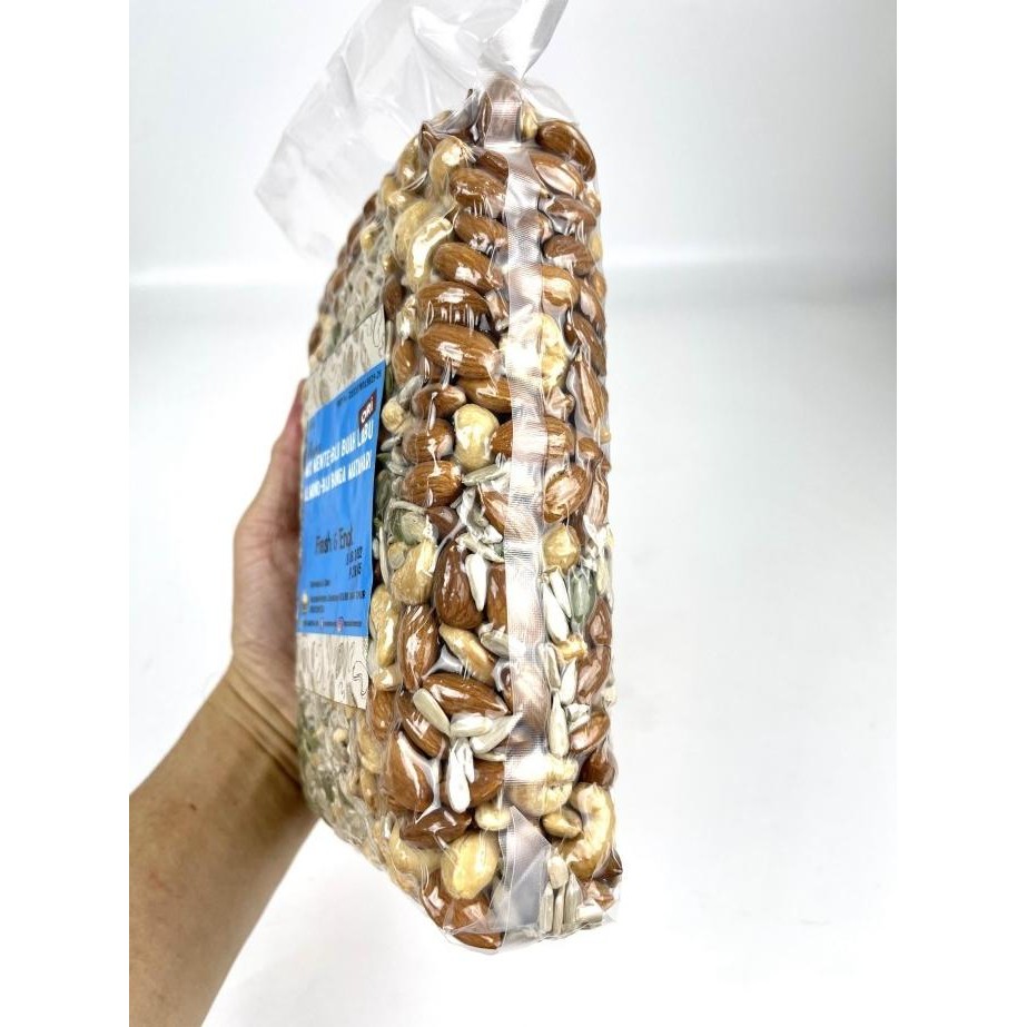 

(Good) TRAIL MIX KACANG MEDE KACANG ALMOND SUNFLOWER SEED PUMPKIN SEED 1KG
