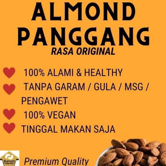 

(Good) KACANG ALMOND PANGGANG 500GR