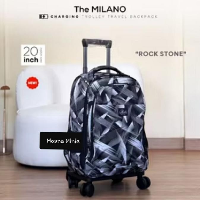 READY STOCK TAS TROLLEY BACKPACK TAS RANSEL RODA TAS KABIN RODA 