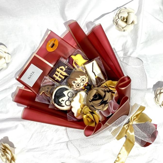 

cookies hias bouquet buket icing kukis cake bunga harry potter Terlaris