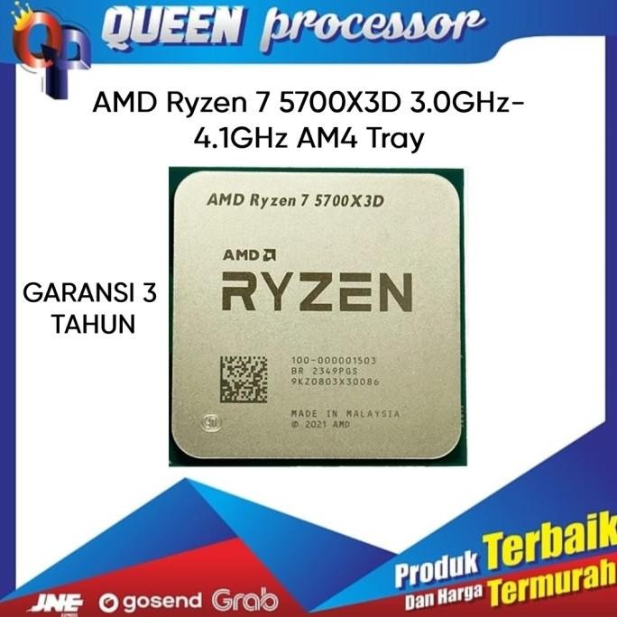 Processor Amd Ryzen 7 5700X3D 3.0Ghz Tray Garansi 3 Tahun