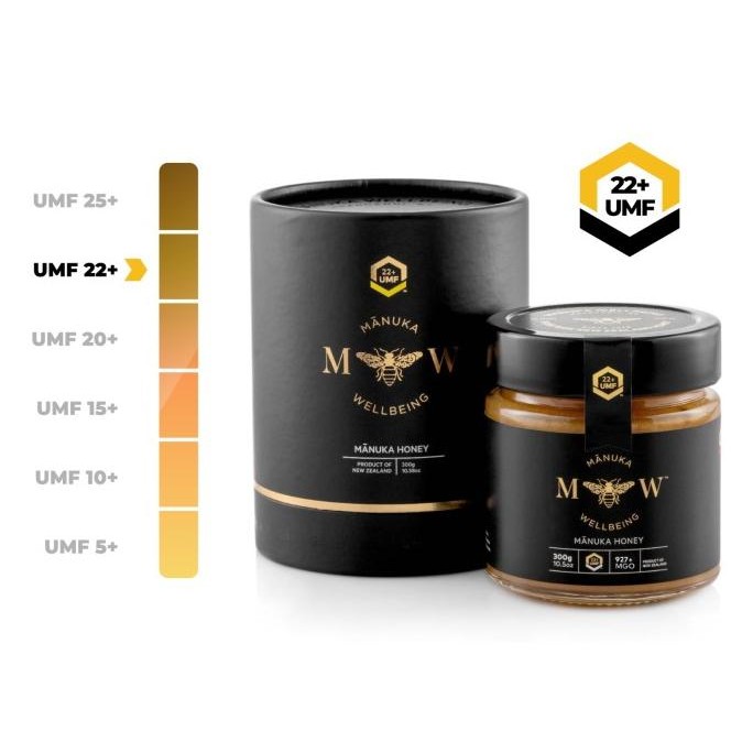 

Madu manuka Premium New Zealand Manuka Honey 300 Grams UMF 22+ PRA