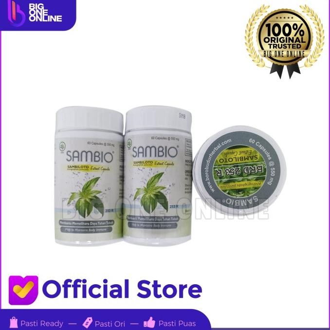 

Sambio Borobudur Herbal, Ekstrak Daun Sambiloto, Jamu Demam Radang