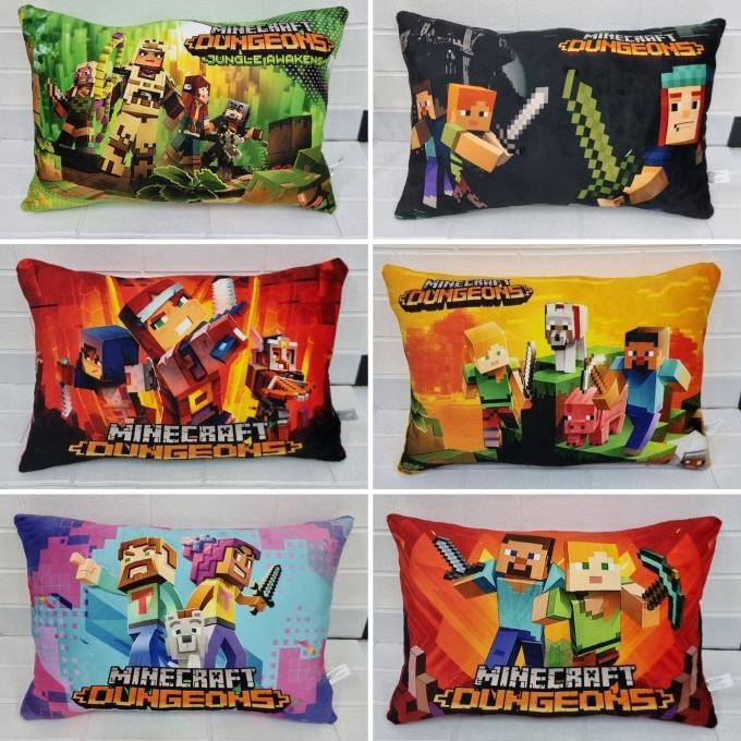 Sale Bantal Kotak 58 Minecraft