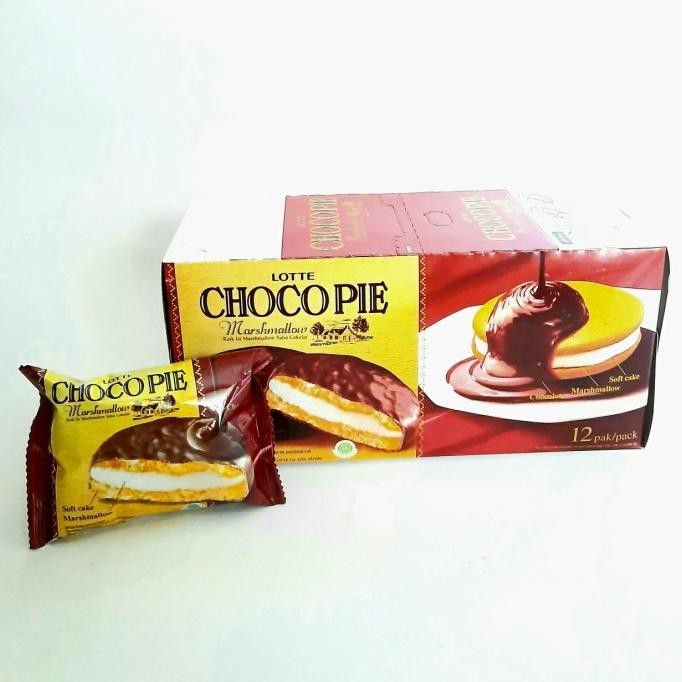 

(Good) Lotte Choco Pie Marshmallow isi 12 pack