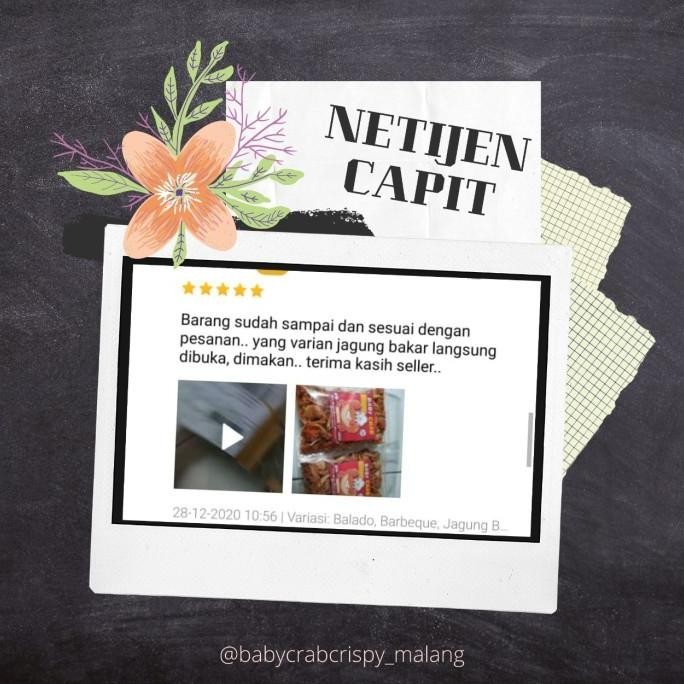 

(Good) [Promo] Paket Cicip Camilan Halal Baby Crab Crispy 6 pcs - 250 gr