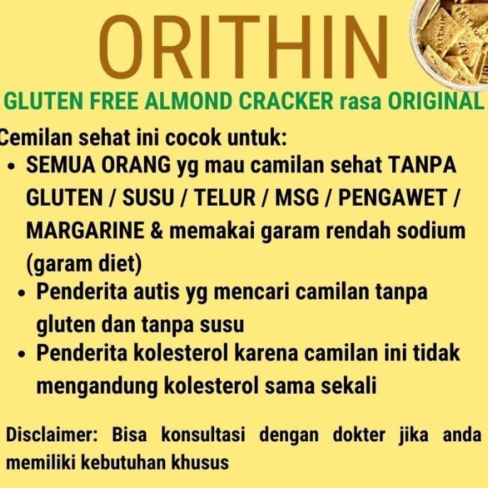

(Good) ORIThin Snack Gluten Free 30Gr Cemilan Sehat Kaya Serat Tanpa Gluten