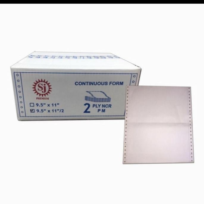 

TERMURAH - kertas continuous form SJ 95 X 11/9.5 X 11.2 2 PLY KHUSUS GOJEK YA