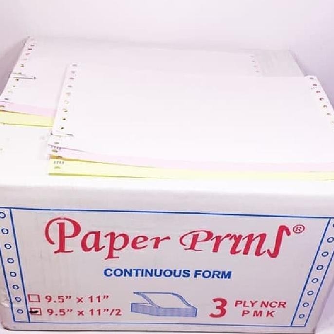 

NEW CONTINUOUS FORM 9,5 X 11/2 3PLY PAPERPRYRNS (PRS - BAGI 2)
