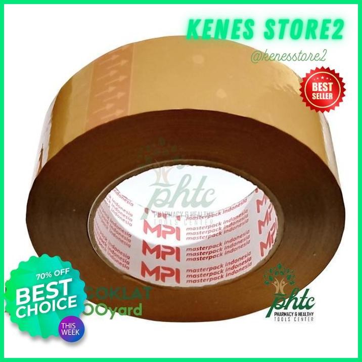 

300 YARD MPI 45 MM L LAKBAN JUMBO COKLAT 300YARD LAKBAN COKELAT JUMBO FRESH !!!