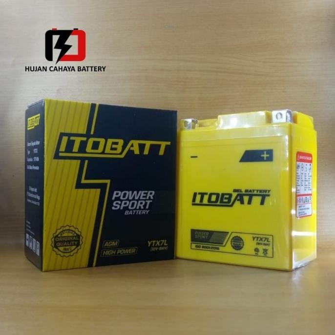 Aki Vespa LX 150 / Vespa LX125 / Vespa Sprint - ITOBATT YTX7L-BS MF