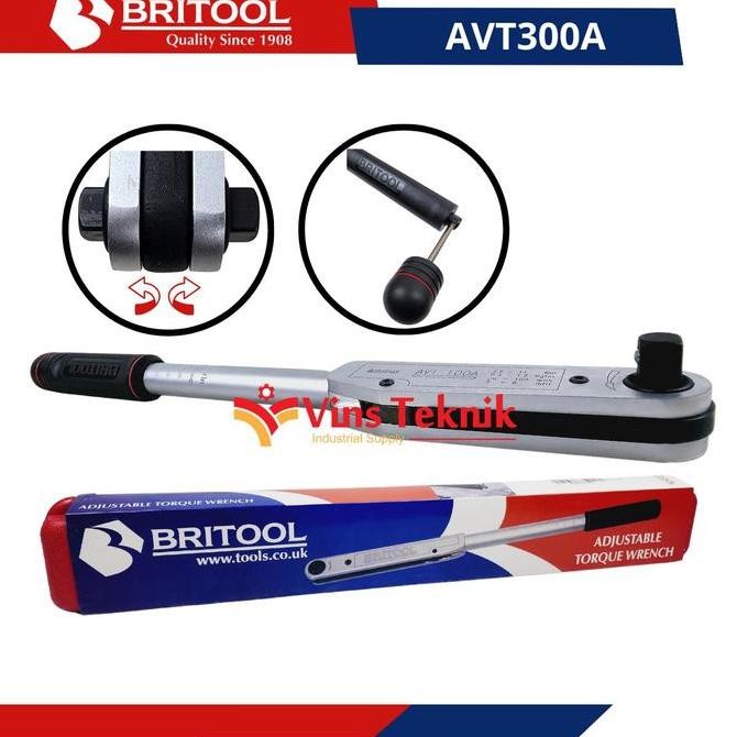 Murah Kunci Momen Kunci Torsi 3/8Inch Torque Wrench Avt 300 Britool Avt300