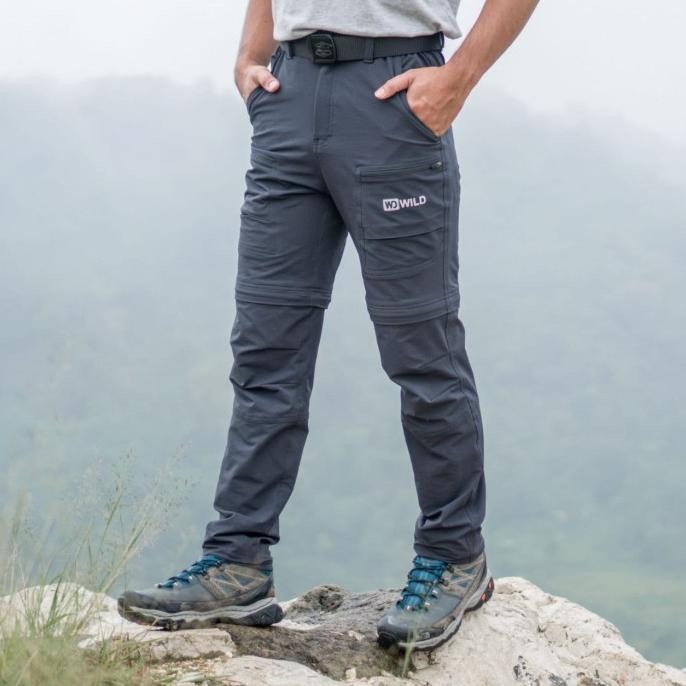 TERBARU - Wild Outdoor Celana Gunung 2 in 1 Hiker Series