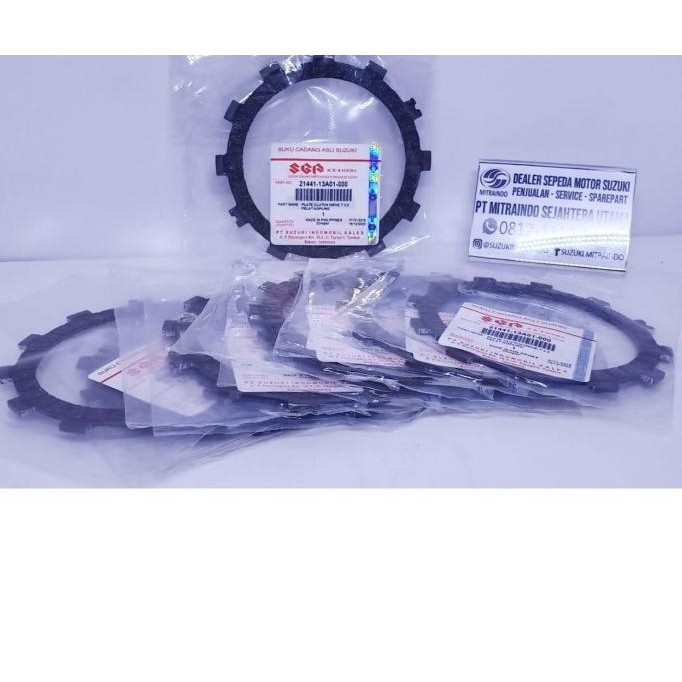 Suzuki Genuine Part, Kampas Kopling Set, GSX, FU 150, RGR 150
