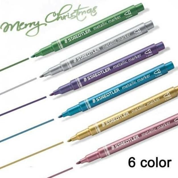 

PEN SPIDOL WARNA METALIK STAEDTLER METALLIC MARKER PENS
