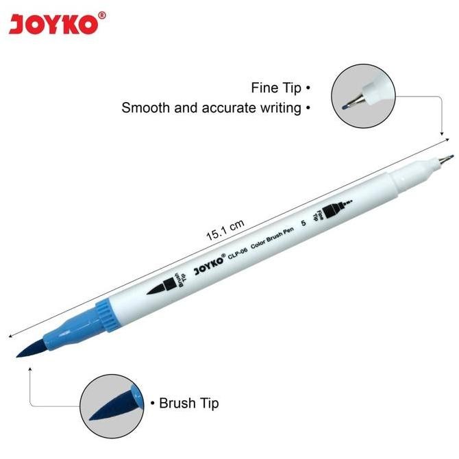 

COLOR BRUSH PEN PENA KUAS WARNA JOYKO CLP-40 1 SET = 48 WARNA