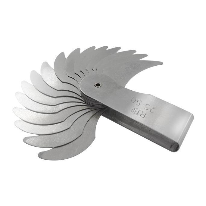 Promo R25-50  R50-100 R Gauge Alat Ukur Radius Alat Pengukur Radius Alat Ukur Celah Radius Gauge Fil