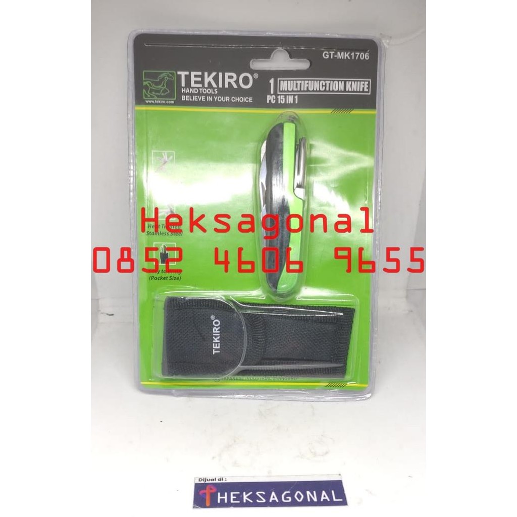 

paling diminati] TEKIRO pisau lipat multifungsi 15 in 1 Balikpapan