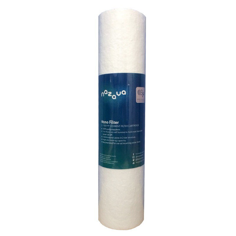 Nazava Spun Filter Cartridge - Filter Air Keruh 01/03/05