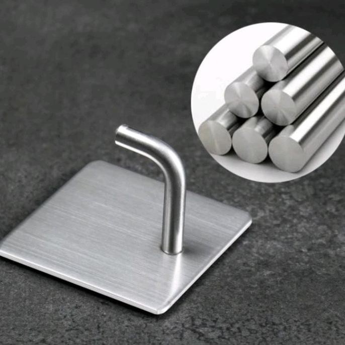 (:(:(:(] Gantungan Dinding Hook Hanger Gantungan Tembok Stainless Steel Kotak