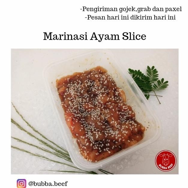 

MARINASI AYAM SLICE/MARINASI AYAM BBQ/MARINASI AYAM TERIYAKI 500GR H24S