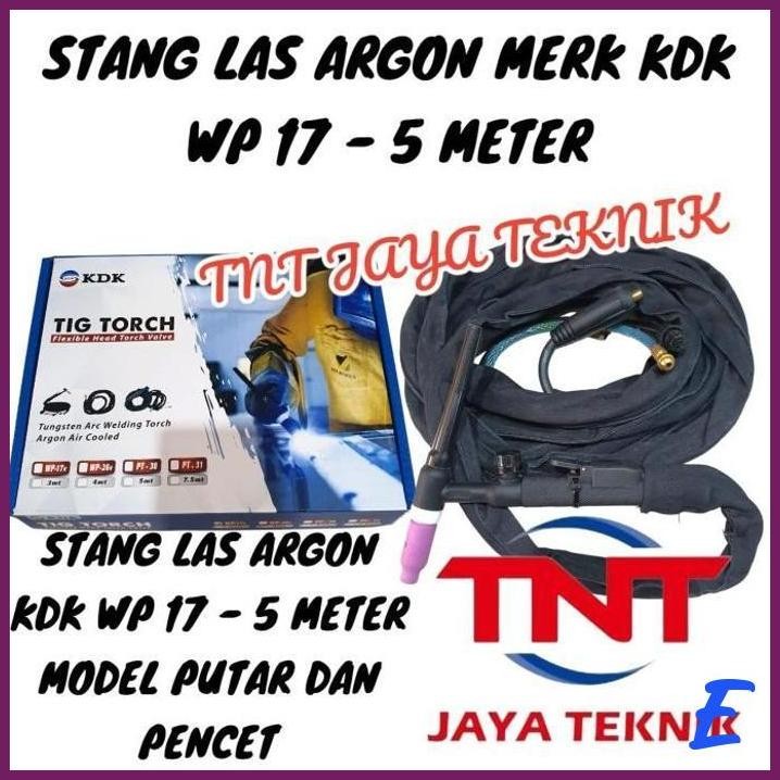 | TTJ | STANG LAS ARGON WP 17 / TIG TORCH STANG LAS ARGON WP17/ STANG ARGON TIG WP17 PUTAR PENCET