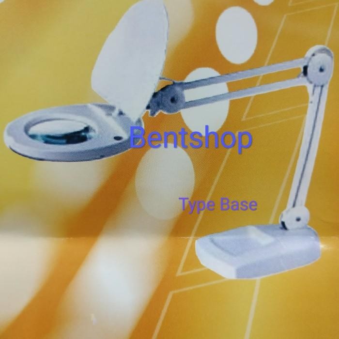 

Kaca Pembesar Magnifying Lamp Lampu Sanfix Sm-50-8B Base 8X Pembesaran Original Dan Terpercaya