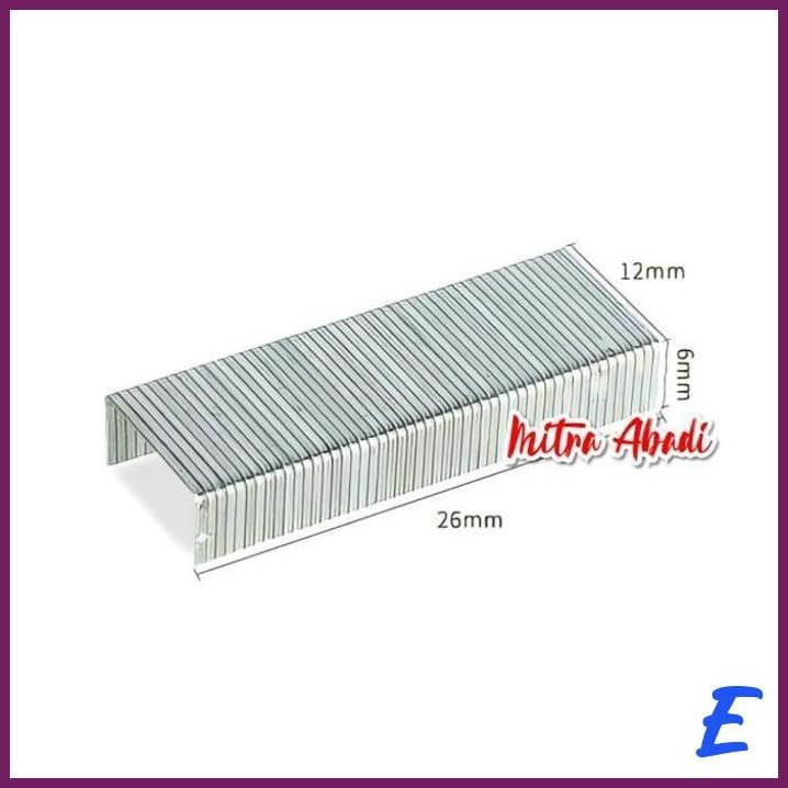 

| MTA | REFILL ISI ULANG STREPLES / STAPLES KARDUS NO. 12 ( 24/6 ) ISI 1000 PC