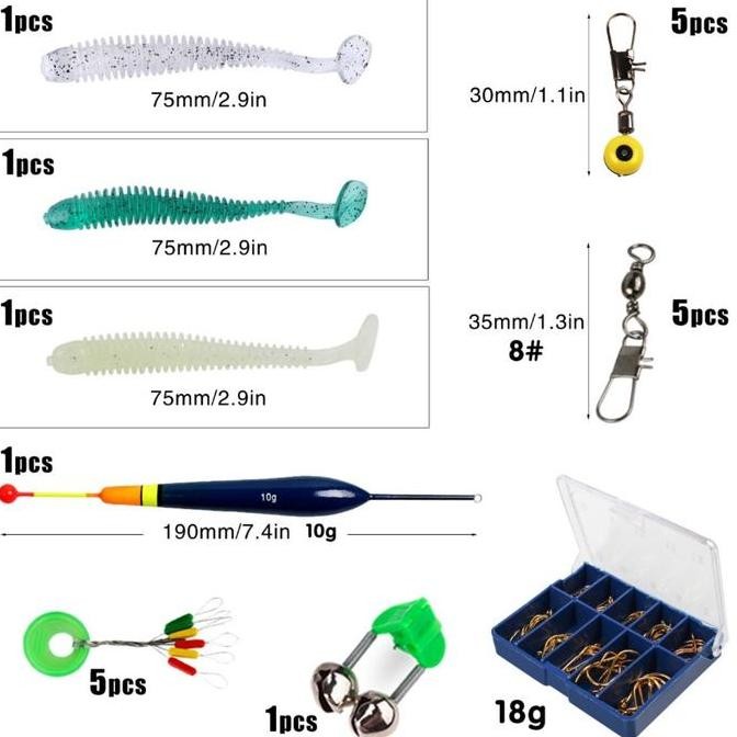 Sale Sougayilang Peralatan Pancing Kail Pancing 0 1Umpan Ikan Palsu  Umpan Ikan Umpan Mainan Ikan Um