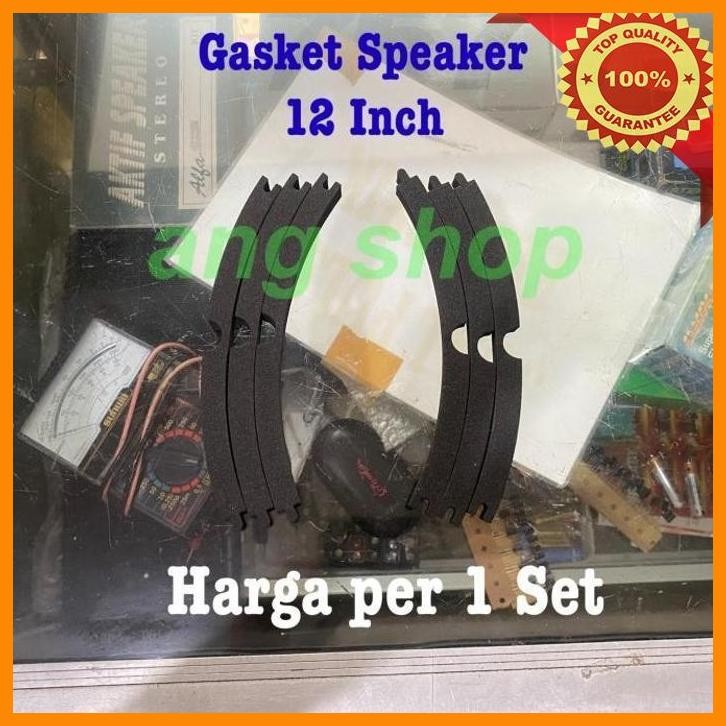 [ANG] GASKET SPEAKER 12 INCH 6 LUBANG SPON SPEAKER 12 INCI IN