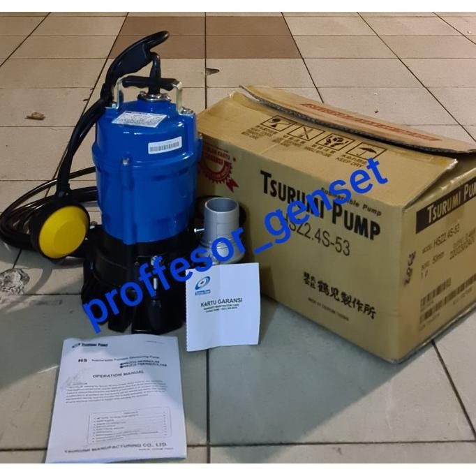 Pompa celup Tsurumi HSZ2.4S ( Submersible Pump ) 2 inch auto