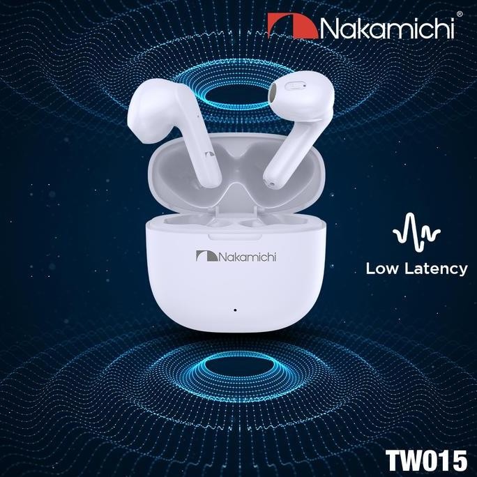 Sale Nakamichi Tw015 True Wireless Earphone Bluetooth Gaming Tws Hd Black