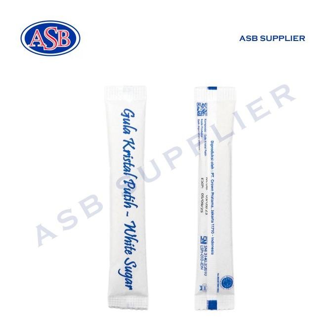 

White Sugar Stick / Gula Putih Stik (250 Pcs) murah