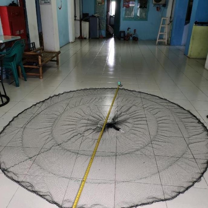 Sale Jala Ikan, Jala Lempar, Jala 1,5 Meter Full Mekar Bahan Nilon / Benang,  Jala Udang,  Jala Sung