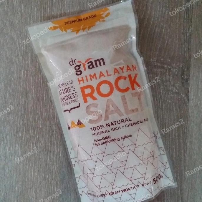 

Dr Gram Organic Natural Himalayan Pink Rock Salt Garam murah