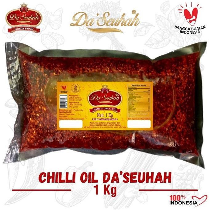 

CHILI OIL 1KG DaSEUHAH by FAHDA FOOD Pedas murah