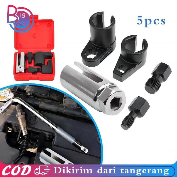5pcs/Set Kunci Sensor O2 Kunci Oksigen Sensor Kunci Sensor O2 Mobil Kunci Sensor Oksigen Mobil RESTO