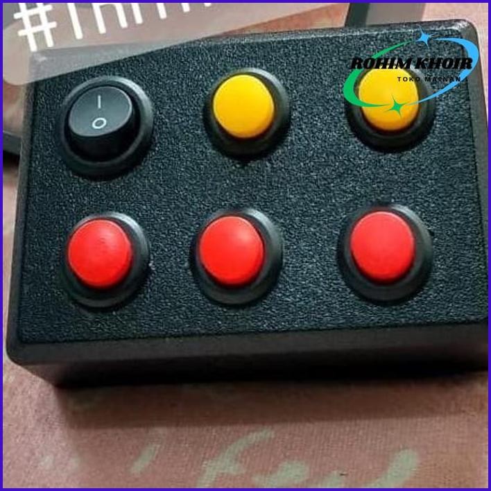 ORIGINAL.. TOMBOL JUMPER SAKLAR SIRINE MOTOR SIRENE MOBIL SENKEN LANDUN WHELEN