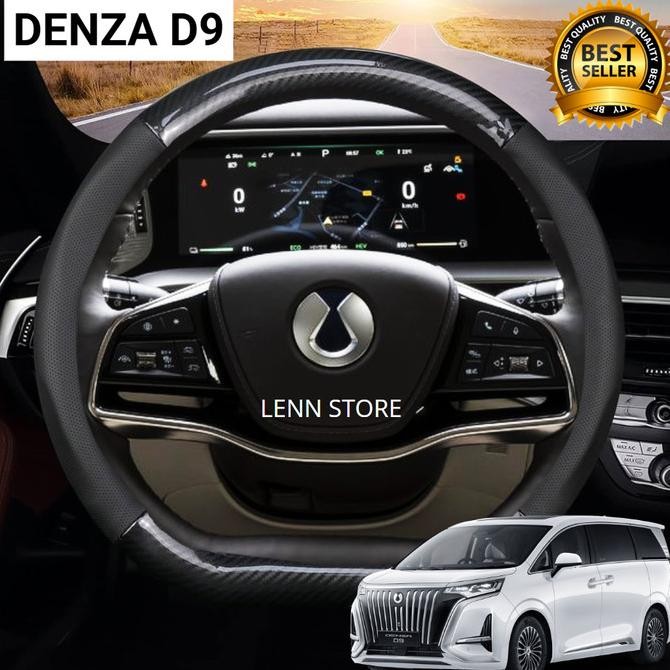 Cover Sarung Stir Carbon Mobil DENZA D9 2025 2026 TERBATAS