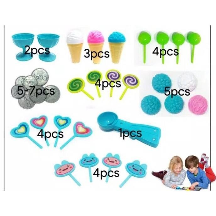 Mainan Anak Gerobak Troli Es Krim Stoller Jumbo Ice Cream Cart FI 512 murah