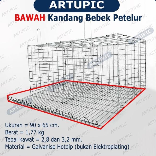 Bawah Lantai Alas Kandang BEBEK Kawat Galvanise HANYA LANTAI SAJA murah