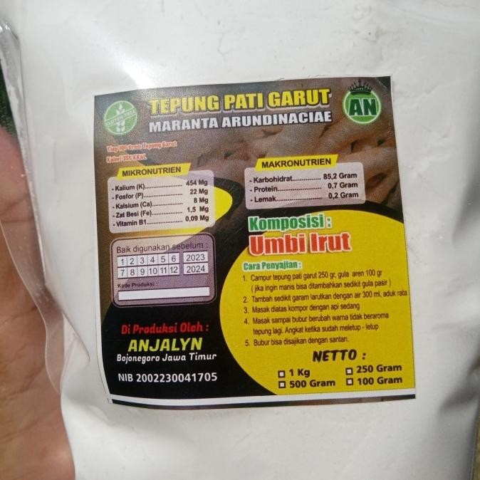 

(Good) tepung pati garut/1 kg/pati irut/pati jengkerut