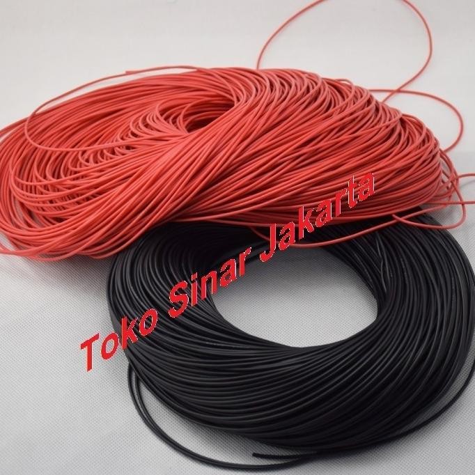 Open DS] Kabel Tunggal NYA 1.0 mm Kabel NYA 1,0 Hitam Merah PERROL ROL ROLAN