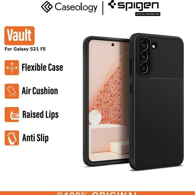 [Good] Case Samsung Galaxy S21 FE Caseology by Spigen Vault Silicone Softcase