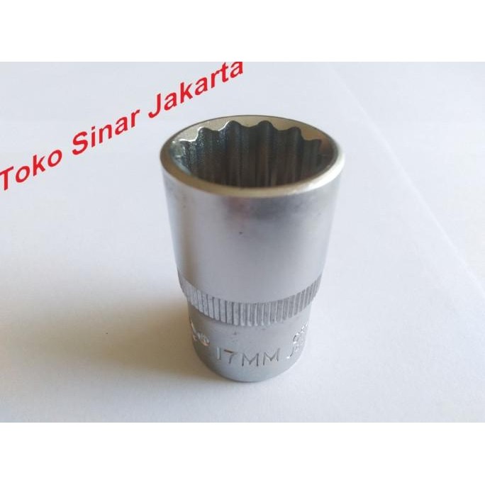 ] Mata Kunci 17 mm TEKIRO Anak Gagang Sok Sock 1/2 " Handle Handel Stang Sambungan Sambung Shock Soc