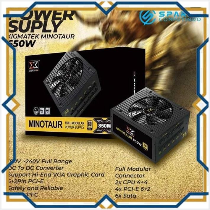 [CVS] PROMO POWER SUPPLY XIGMATEK MINOTAUR 650W NEW BERGARANSI PANJANG