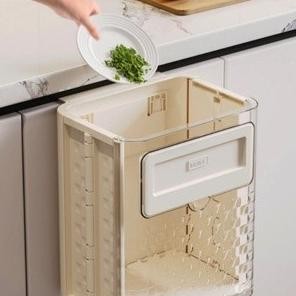 Tempat Sampah Dapur Gantung/ Tong Sampah Tempel Dinding Kramik Tempel Minimalis Portable Tempat Samp