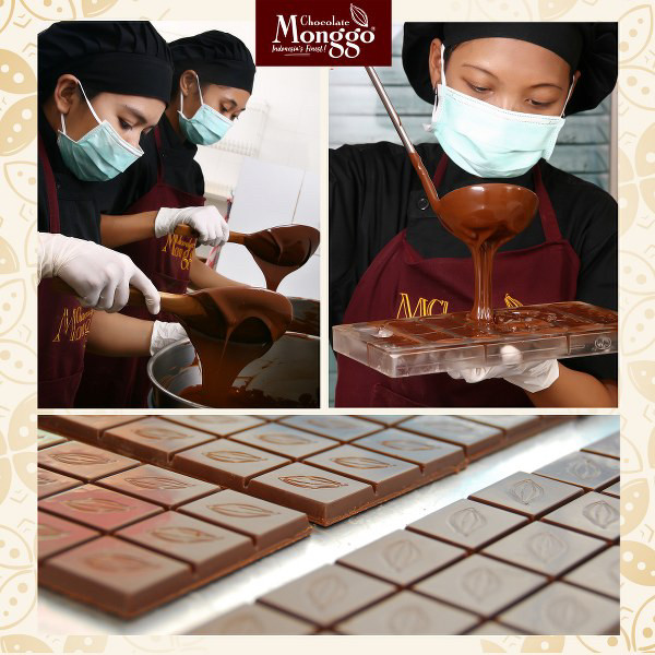 

QH Chocolate Monggo Oleh-oleh Jogja Cokelat Box Wayang Kulit Coklat 20 Bites Mixed Flavors Gift