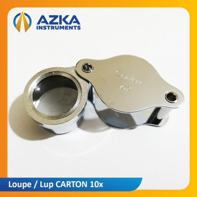 

KACA PEMBESAR HAND LENS LUP GEOLOGI LOUPE CARTON 10X ORIGINAL DAN TERPERCAYA