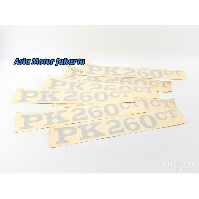 *****] Sticker Tulisan PK260CT - Ornament - Truck Nissan Euro - PK260CT